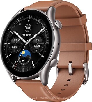 Фото Xiaomi Amazfit GTR 4 New Brown Leather