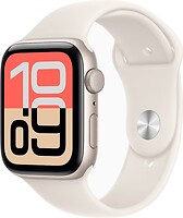 Фото Apple Watch SE 3 GPS 44mm Starlight Aluminum Case with Starlight Sport Band (MEHJ4)