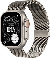Фото Apple Watch Ultra 3 GPS + Cellular 49mm Natural Titanium Case with Natural Titanium Milanese Loop (MF0E4)