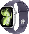 Фото Apple Watch Series 11 GPS 46mm Silver Aluminum Case with Purple Fog Sport Band (MEVA4)