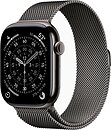 Фото Apple Watch Series 11 GPS + Cellular 46mm Slate Titanium Case with Slate Milanese Loop (MFD44RK/A)