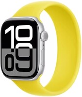 Фото Apple Watch Series 10 GPS 46mm Silver Aluminum Case with Star Fruit Solo Loop (MWX03+MY863)