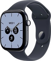 Фото Apple Watch Series 12 GPS + Cellular 46mm Night Blue Ceramic Case with Navy Blue Sport Band (MJH44)