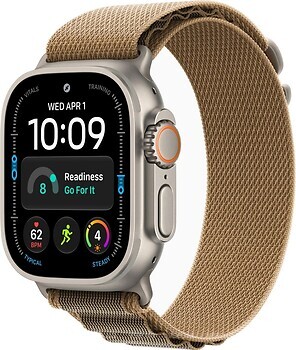 Фото Apple Watch Ultra 4 GPS + Cellular 49mm Natural Titanium Case with Desert Alpine Loop (MJAE4)