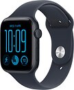 Фото Apple Watch SE 3 GPS + Cellular 40mm Midnight Aluminium Case with Blue Sport Band (MJLJ4)