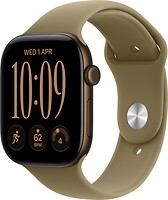Фото Apple Watch Series 12 GPS + Cellular 42mm Dark Bronze Aluminum Case with Olive Sport Band (MJG54)