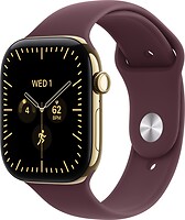 Фото Apple Watch Series 12 GPS + Cellular 42mm Radiant Gold Titanium Case with Burgundy Sport Band (MJGK4)