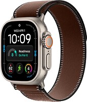 Фото Apple Watch Ultra 4 GPS + Cellular 49mm Natural Titanium Case with Dark Umber Trail Loop (MJCR4+MK8K4)