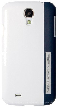 Фото Aston Martin i9500 Galaxy S4 Stripe Metal Logo White/Blue (SMBCI9500A026)