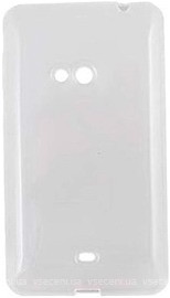 Фото Drobak Elastic PU Nokia Lumia 625 White/Clear (216395)