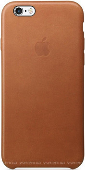 Фото Apple iPhone 6/6S Leather Case Saddle Brown (MKXT2)