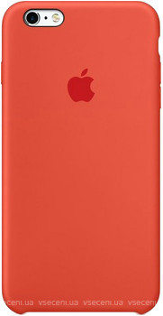 Фото Apple iPhone 6/6S Silicone Case Charcoal Orange (MKY62)