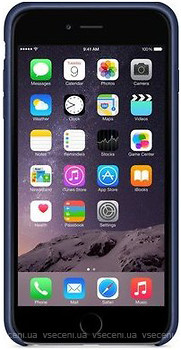 Фото Apple iPhone 6 Plus Leather Case Dark Blue (MGQV2ZM/A)