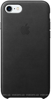Фото Apple iPhone 7 Leather Case Black (MMY52)