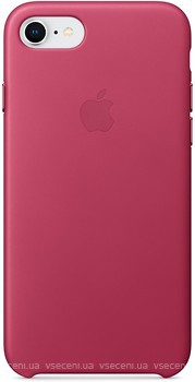Фото Apple iPhone 8 Leather Case Pink Fuchsia (MQHG2)