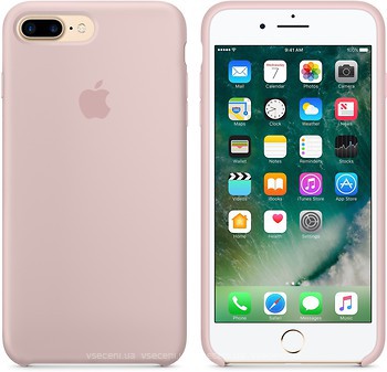 Фото Apple iPhone 8 Plus Silicone Case Pink Sand (MQH22)