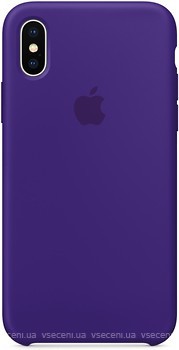 Фото Apple iPhone X Silicone Case Ultra Violet (MQT72)