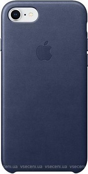 Фото Apple iPhone 8/7 Leather Case Midnight Blue (MQH82)