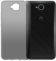 Фото GlobalCase Huawei Y6 II Extra Slim TPU темний (1283126473333)