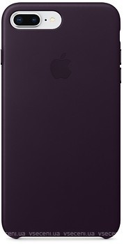Фото Apple iPhone 7 Plus/8 Plus Leather Case Dark Aubergine (MQHQ2)
