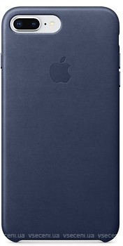 Фото Apple iPhone 7 Plus/8 Plus Leather Case Midnight Blue (MQHL2)