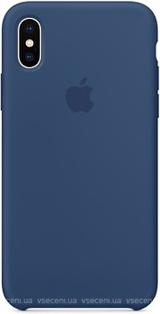 Фото Apple iPhone X Silicone Case Blue Cobalt (MQT42)