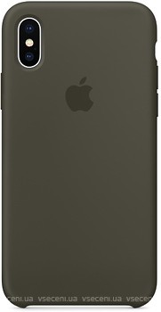 Фото Apple iPhone X Silicone Case Dark Olive (MR522)
