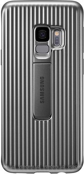 Фото Samsung Protective Stadning Cover for Galaxy S9+ Silver (EF-RG960CSEGRU)