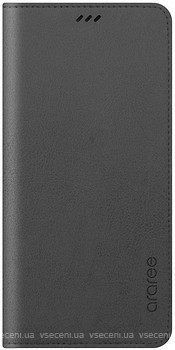 Фото Araree Mustang Diary Flip Wallet for Samsung A8 2018/A730 Charcoal Gray (GP-A730KDCFAAB)