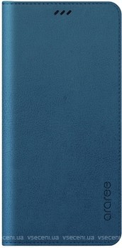 Фото Araree Flip Wallet Leather Cover for Samsung Galaxy A8+ SM-A730 Ash Blue (GP-A730KDCFAAC)