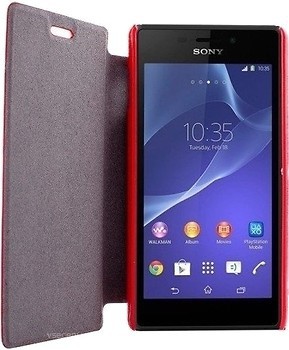 Фото Vellini Book Style for Sony Xperia M2 D2305 Red (215853)