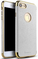 Фото iPaky Chrome connector + Leather Back Case Apple iPhone 7 Plus White/Gold