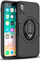 Фото iPaky 360 Free Rotation Ring Holder Case Apple iPhone X Black