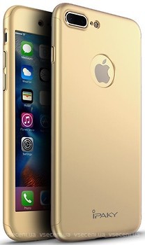 Фото iPaky 360 PC Whole round Case 3 in 1 Apple iPhone 7 Plus Gold