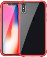 Фото iPaky 360 TPU Border+Transparent PC back Apple iPhone X Red