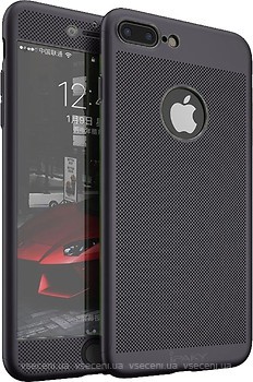 Фото iPaky 360 Mesh PC Heat Dissipation cover Case 3 in 1 Apple iPhone 7 Plus Black