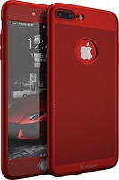 Фото iPaky 360 Mesh PC Heat Dissipation cover Case 3 in 1 Apple iPhone 7 Plus Red