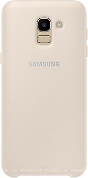 Фото Samsung Dual Layer Cover for Galaxy J6 Gold (EF-PJ600CFEGRU)