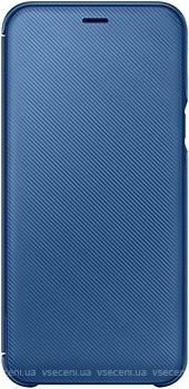 Фото Samsung Wallet Cover for Galaxy A6 Blue (EF-WA600CLEGRU)