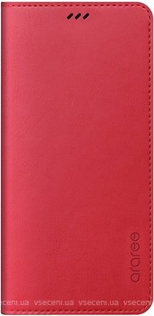 Фото Araree Flip Wallet Leather Cover for Samsung Galaxy A8 Plus 2018/A730 Tangerine Red (GP-A530KDCFAAD)