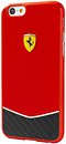 Фото Ferrari Scuderia Glossy & Carbon Bottom Case for Apple iPhone 6/6S Red (FECBBHCP6RE)