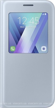 Фото Samsung S View Standing Cover for Galaxy A7 SM-A720 Blue (EF-CA720PLEGRU)