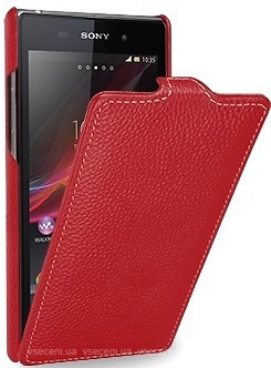 Фото Tetded Premium Leather Case for Sony Xperia Z1 Red (SYXPZ1TSRD)