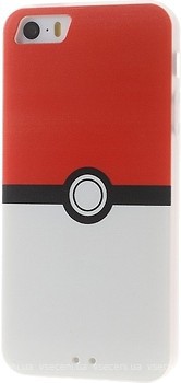 Фото EGGO Pokemon Go Pokeball Pattern Red/White для Apple iPhone 5/5S/SE