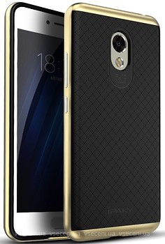 Фото iPaky TPU+PC Meizu M3S Black/Gold