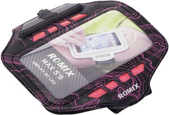 Фото Romix Touch Screen Armband Case Pink LED (RH19-4.7P)