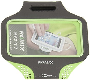 Фото Romix Touch Screen Armband Case Waterproof Green (RH18-4.7GN)