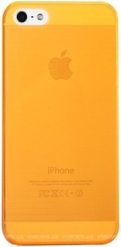 Фото Rock Texture series Apple iPhone 5/5S Orange/Transparent
