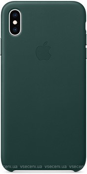 Фото Apple iPhone XS Max Leather Case Forest Green (MTEV2)