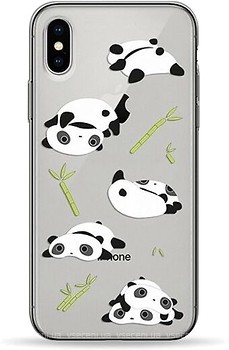 Фото Pump Transperency Case for Apple iPhone X/Xs Flying Pandas (PMTRX-10/26)